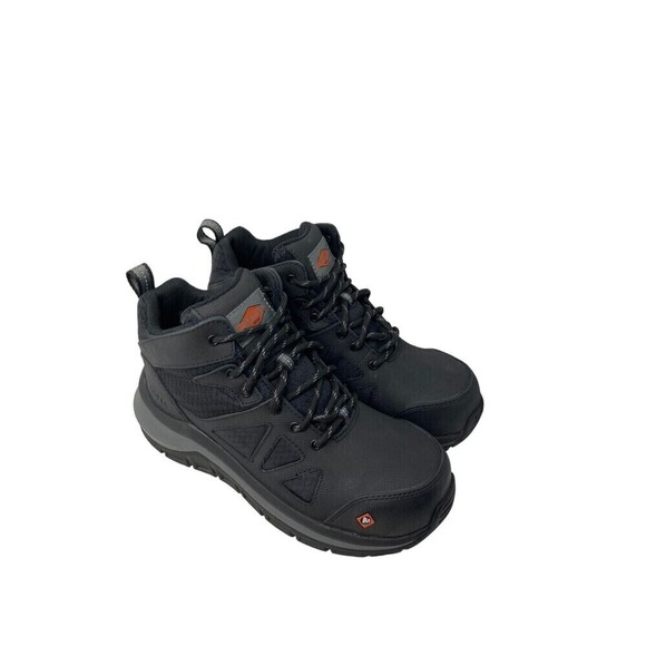 Merrell Boots Men's Size 4.5 M Work Fullbench Speed Mid Carbon Toe Black - Picture 3 of 10